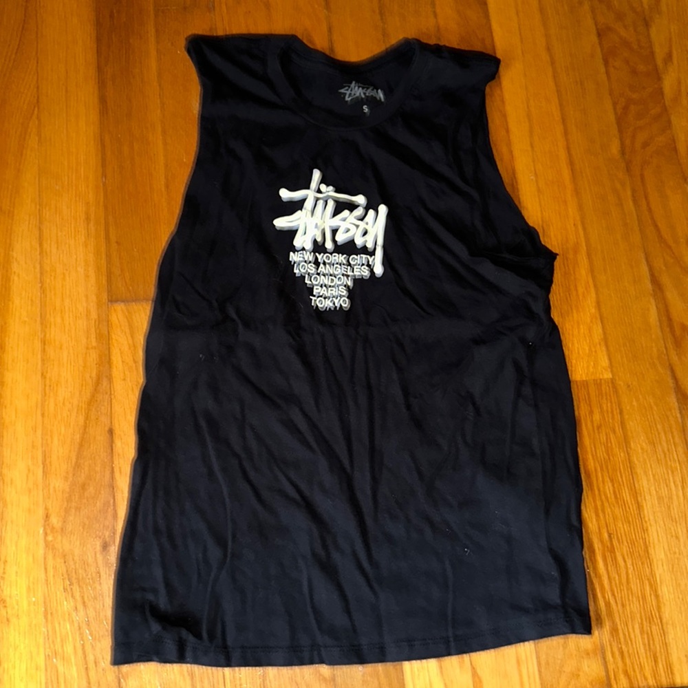 Stussy Vintage Muscle shirt Tank Top Size S